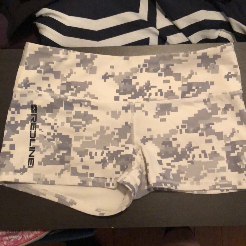 White Camo Redline Gear Booty Shorts